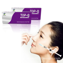 Top-Q 1CC Super Deep hyaluronic acid facial dermal filler for cheek augmentation
